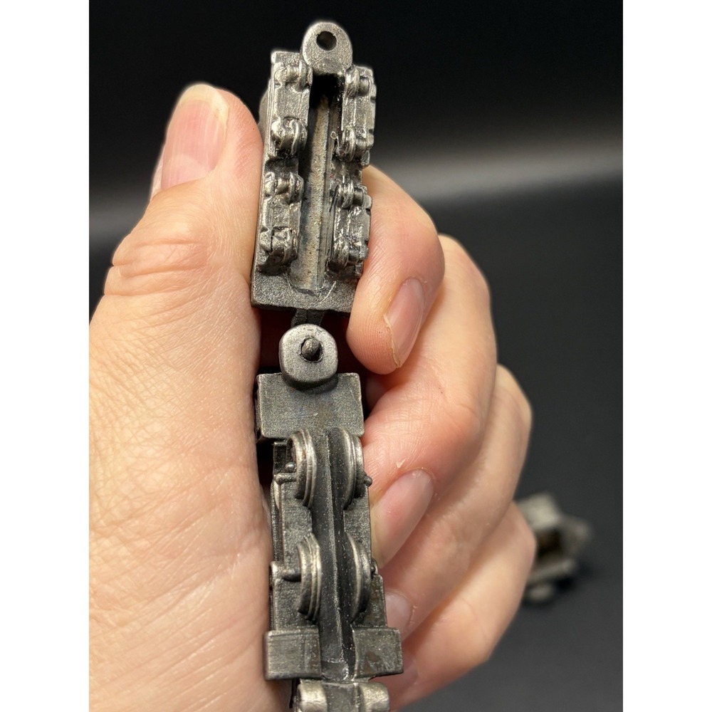 Barclay Train/Locomotive/Toy Miniature Unbranded/Metal Train/Pewter/NYCRR 6 Pcs - Picture 7 of 16